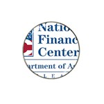 Logo of USDA National Finance Center Hat Clip Ball Marker (4 pack)