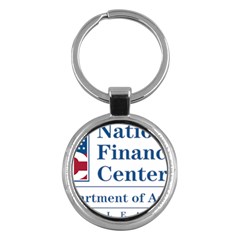 Logo Of Usda National Finance Center Key Chain (round) by abbeyz71