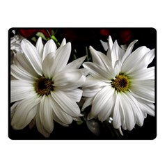 Daisies Double Sided Fleece Blanket (small)  by bestdesignintheworld