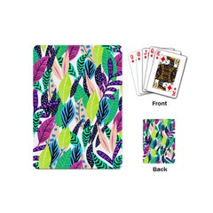 Leaves  Playing Cards Single Design (mini) by Sobalvarro