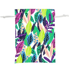 Leaves   Lightweight Drawstring Pouch (xl) by Sobalvarro