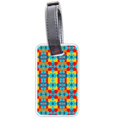 Pop Art  Luggage Tag (one Side) by Sobalvarro