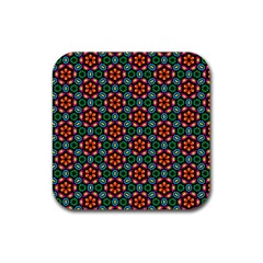 Pattern  Rubber Square Coaster (4 Pack)  by Sobalvarro