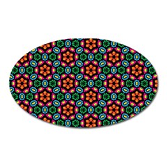 Pattern  Oval Magnet by Sobalvarro