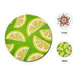 Lemon Fruit Healthy Fruits Food Playing Cards Single Design (Round)