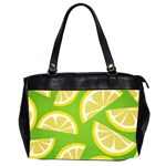 Lemon Fruit Healthy Fruits Food Oversize Office Handbag (2 Sides)