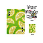 Lemon Fruit Healthy Fruits Food Playing Cards 54 Designs (Mini) Front - Spade6