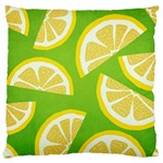 Lemon Fruit Healthy Fruits Food Large Cushion Case (One Side)