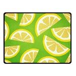 Lemon Fruit Healthy Fruits Food Double Sided Fleece Blanket (Small) 