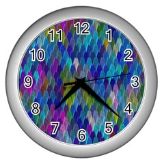 Background  Wall Clock (silver) by Sobalvarro