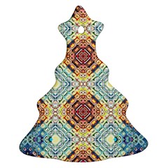 Pattern Christmas Tree Ornament (two Sides) by Sobalvarro