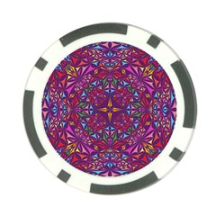Kaleidoscope  Poker Chip Card Guard by Sobalvarro