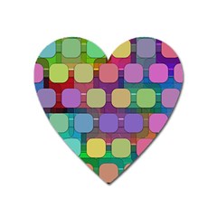 Pattern  Heart Magnet by Sobalvarro
