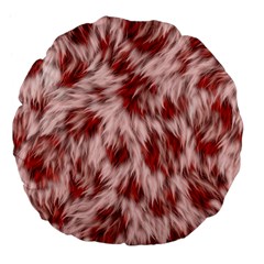 Abstract  Large 18  Premium Flano Round Cushions by Sobalvarro