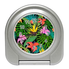 Tropical Greens Travel Alarm Clock by Sobalvarro