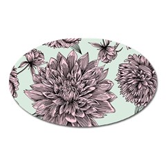 Flowers Oval Magnet by Sobalvarro