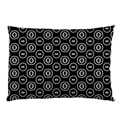 Black And White Pattern Pillow Case (two Sides)