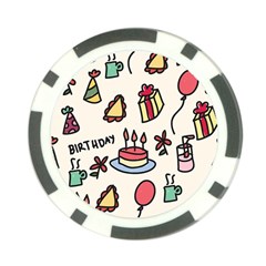 Kids Birthday Poker Chip Card Guard (10 Pack) by Vaneshart