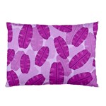 Exotic Tropical Leafs Watercolor Pattern Pillow Case (Two Sides)