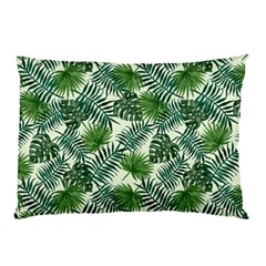 Leaves Tropical Wallpaper Foliage Pillow Case (two Sides)
