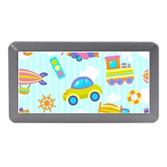 Transport Toy Seamless Pattern Memory Card Reader (mini) by Vaneshart