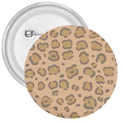 Leopard Print 3  Buttons by Sobalvarro