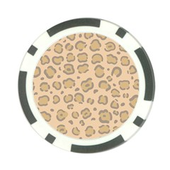 Leopard Print Poker Chip Card Guard by Sobalvarro