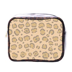Leopard Print Mini Toiletries Bag (one Side) by Sobalvarro