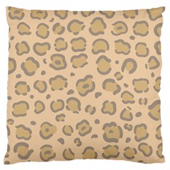 Leopard Print Standard Flano Cushion Case (two Sides) by Sobalvarro