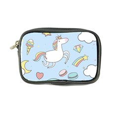 Unicorn Seamless Pattern Background Vector Coin Purse by Sobalvarro