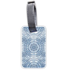 Boho Pattern Style Graphic Vector Luggage Tag (one Side) by Sobalvarro