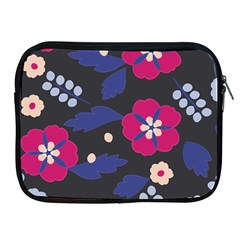 Vector Seamless Flower And Leaves Pattern Apple Ipad 2/3/4 Zipper Cases by Sobalvarro