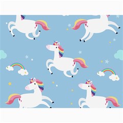 Unicorn Seamless Pattern Background Vector (2) Canvas 36  X 48  by Sobalvarro
