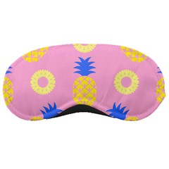 Pop Art Pineapple Seamless Pattern Vector Sleeping Mask by Sobalvarro