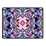 Marble Texture Print Fashion Style Patternbank Vasare Nar Abstract Trend Style Geometric Double Sided Fleece Blanket (Small)  45 x34  Blanket Back
