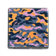 Camouflage Background Textile Uniform Seamless Pattern Memory Card Reader (square 5 Slot) by Vaneshart