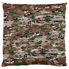 Fabric Camo Protective Standard Flano Cushion Case (one Side) by HermanTelo