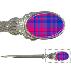 Bisexual Plaid Letter Opener by NanaLeonti