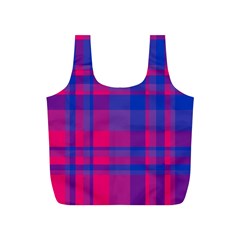 Bisexual Plaid Full Print Recycle Bag (s) by NanaLeonti