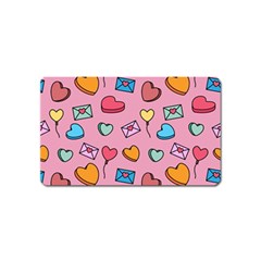 Candy Pattern Magnet (name Card) by Sobalvarro