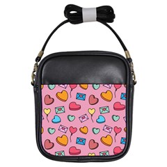 Candy Pattern Girls Sling Bag by Sobalvarro