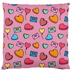 Candy Pattern Standard Flano Cushion Case (two Sides) by Sobalvarro