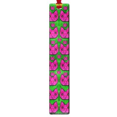 Sweet Flower Cats  In Nature Style Large Book Marks by pepitasart