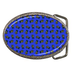 Daisy Royal Blue Belt Buckles by snowwhitegirl