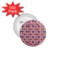 Angel Cherub Butterflies Pink 1 75  Buttons (100 Pack)  by snowwhitegirl