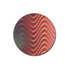 Texture Digital Painting Digital Art Rubber Coaster (round)  by Vaneshart