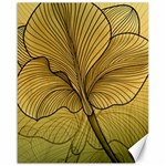 Leaves Design Pattern Nature Canvas 16  x 20 