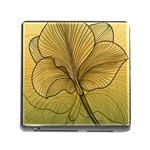 Leaves Design Pattern Nature Memory Card Reader (Square 5 Slot)