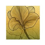 Leaves Design Pattern Nature Small Satin Scarf (Square)