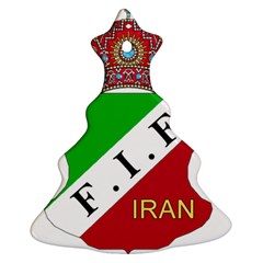 Iran Football Federation Pre 1979 Ornament (christmas Tree)  by abbeyz71